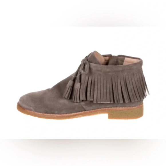 Kate Spade Bitsy Fringe Suede Booties - Picture 1 of 6